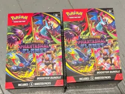 2x POKEMON PHANTASMAL FLAMES BOOSTER BUNDLES - US ENGLISH - FACTORY SEALED - Image 1