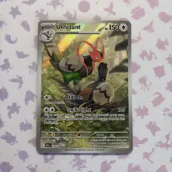 Pokemon TCG - Unfezant - 150/086 - Illustration Rare - SV: Black Bolt - Image 1