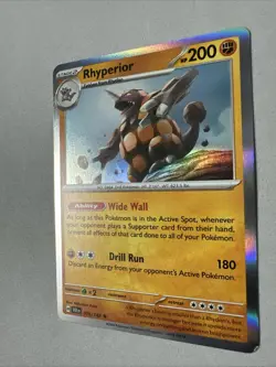Pokemon TCG * SV Stellar Crown * 76/142 Rhyperior Holo Rare * FRESH PK - Image 2