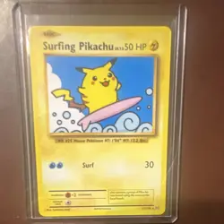 Pokemon Surfing Pikachu Secret Rare Evolutions 111/108 Regular 50 HP English TCG - Image 1