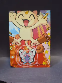 2000 Topps Pokemon Stick On #3 61 Poliwhirl Series 2 Chase TV Animation Sticker - Image 2