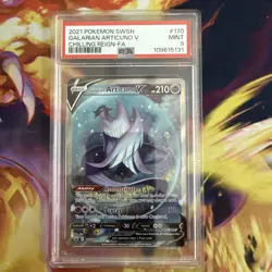 Galarian Articuno V - 170/198 - 2021 Pokemon Chilling Reign SWSH - PSA 9 - Image 1