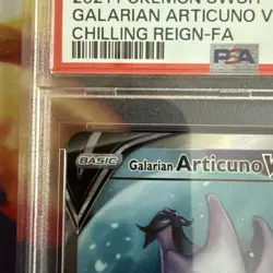 Galarian Articuno V - 170/198 - 2021 Pokemon Chilling Reign SWSH - PSA 9 - Image 2
