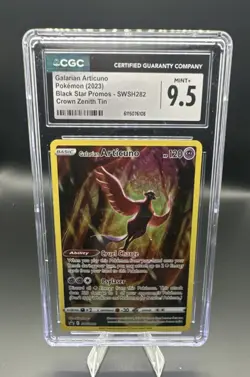Pokemon Galarian Articuno SWSH282 Promo Holo CGC 9.5 Crown Zenith Tin - Image 1