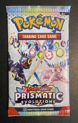 Pokemon TCG Prismatic Evolutions Booster Pack Art Bundle [set Of 4 Packs] - Image 2