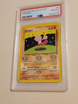 Tyrogue - Pokemon Neo Discovery #66 - Gem Mint PSA 10 - Image 1
