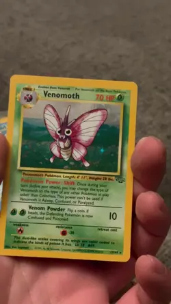 1999 POKEMON JUNGLE #13/64 VENOMOTH HOLO RARE - Image 2