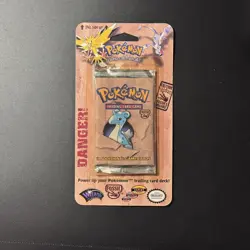 Pokemon Fossil Booster blister Lapras 1999 WOTC OPEN/EMPTY - Image 1