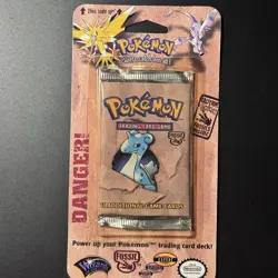 Pokemon Fossil Booster blister Lapras 1999 WOTC OPEN/EMPTY - Image 2