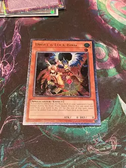 Ultimate Rare - Droll & Lock Bird - OP08-EN001 NM/VLP YUGIOH EURO print - Image 1