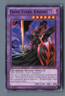Dark Flare Knight LCYW-EN049 Legendary Collection 3: Yugi's World Yu-Gi-Oh MP - Image 1