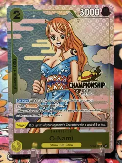 O-NAMI - One Piece OP06-101 - PROMO - Championship Series 25-26 Event Pack - Image 1