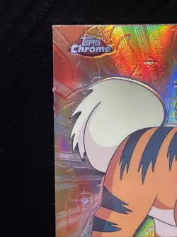 Spectra Pokemon Topps Chrome 2000 TV #58 Growlithe Holo Vintage Trading Card LP - Image 2