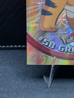 Spectra Pokemon Topps Chrome 2000 TV #58 Growlithe Holo Vintage Trading Card LP - Image 3