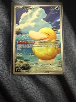 psyduck pokemon card 226/217 Ascended Heroes full art, top loaded - Image 1