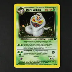 Pokemon TCG Dark Arbok Holo Card 2/82 Team Rocket NM-MINT - Image 1
