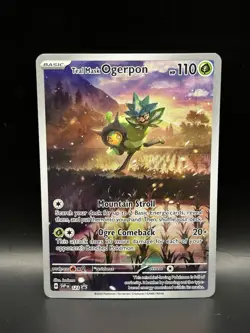 Teal Mask Ogerpon 123 - Pokemon Scarlet & Violet Black Star Promo Card - NM - Image 1