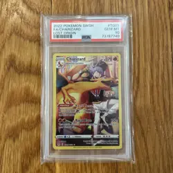 Pokemon SWSH Lost Origin - CHARIZARD Trainer Full Art TG03 - PSA Gem Mint 10 - Image 1