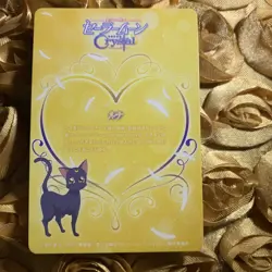 LUNA Sailor Moon CRYSTAL MOON edition CAT Goddess Beauty Anime Foil Girl Card - Image 5