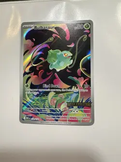 Bulbasaur Stamped Promo Card 133/132 Pokemon TCG Mega Evolution NM Near Mint - Image 1