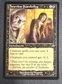 MTG Heartless Summoning #383 Retro Frame Rare Innistrad Remastered (INR) - Image 1
