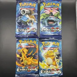 Pokemon TCG: XY Evolutions Booster Packs x4 FULL ARTWORK SET . - Image 1