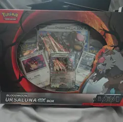 Pokemon Bloodmoon Ursaluna ex Box TCG Trading Card Game New Factory Sealed - Image 1