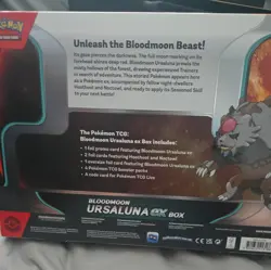 Pokemon Bloodmoon Ursaluna ex Box TCG Trading Card Game New Factory Sealed - Image 3