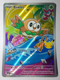 Rowlet 043 30th Anniversary Promo Pokemon card - Image 1