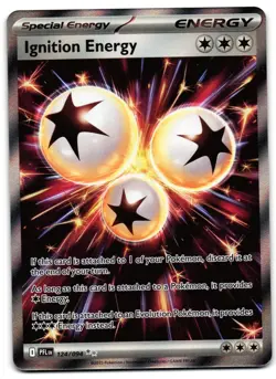 Ignition Energy 124/094 - 🌊 Phantasmal Flames Ultra Rare Pokemon TCG 🖤 - NM - Image 1