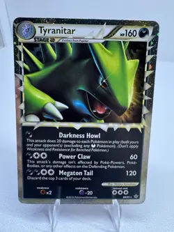 Pokemon Tyranitar Prime Unleashed Ultra Rare Holo 160HP #88/95 - NM - Image 3