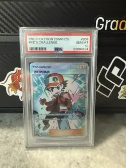 PSA 10 Red's Challenge Tag Team GX All Stars 034 S-Chinese Pokemon - Image 1
