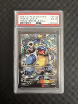 Blastoise EX XY122 Pokemon Black Star Promo - PSA 6 EX-MT - Image 1