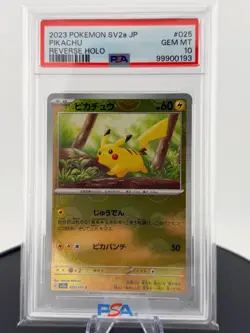 PSA10 Pikachu 025/165 Pokeball 151 SV2a 2023 Japanese Pokemon - Image 1