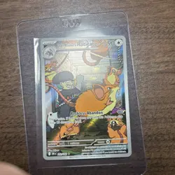 Team Rocket's Raticate 202/182 Illustration Rare Destined Rivals Pokemon 2025 - Image 2