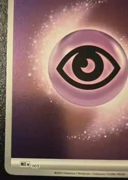 Basic Psychic Energy MEE 005 Holo Mega Evolution Pokemon TCG - Image 4