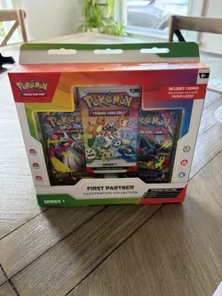 Pokemon TCG First Partner Illustration Collection Series 1 Sealed Box Promo & B… - Image 1