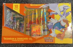 Pokemon TCG: Reshiram and Charizard GX Tag Team Premium Collection Box Sealed - Image 1