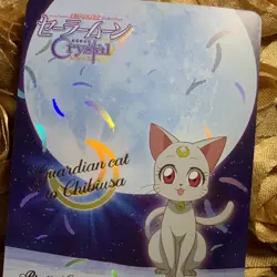 Diana Sailor Moon CRYSTAL MOON edition CAT Goddess Beauty Anime Foil Girl Card - Image 3