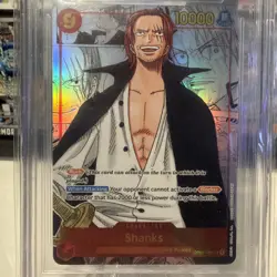 BGS 10 - Shanks - OP01-120 SEC Manga Alt Art Parallel - One Piece Card Game - Image 3
