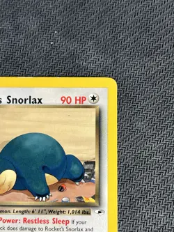 Pokemon Rocket’s Snorlax 33/132 Non-Holo Rare 1st Edition Team Rocket - Image 3