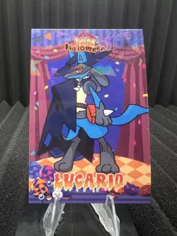 Lucario - Cracked Ice Holo - Halloween Card Database 2025 - Pokemon - Image 1