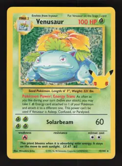 Venusaur 15/102 Pokemon Celebrations Classic Collection Holo Card - Image 1