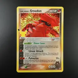 Team Magma's Groudon 9/95 Pokemon Celebrations Classic Collection Holo Card - Image 1