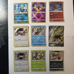 Pokemon Card Lot Shiny Holo / Radiant Alakazam And More (9 Cards) - Image 1