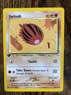 Swinub 57/64 1st Edition Neo Revelation - Pokemon TCG - Image 1