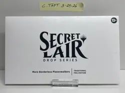 Magic the Gathering Secret Lair Drop MORE BORDERLESS PLANESWALKERS Foil • SEALED - Image 1