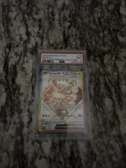 Pokemon TCG Prismatic Evolutions Eevee EX 174 Black Star Promo Card PSA 9 - Image 1