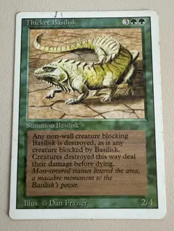 Thicket Basilis 3er Set - MTG - REVISED (3rd) - ENGLISCH - ©1994 NM/M Uncommon - Image 2
