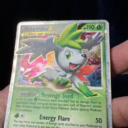Shaymin LV X - DP39 - Diamond and Pearl Promo Pokemon Card Heavy Play - Image 3